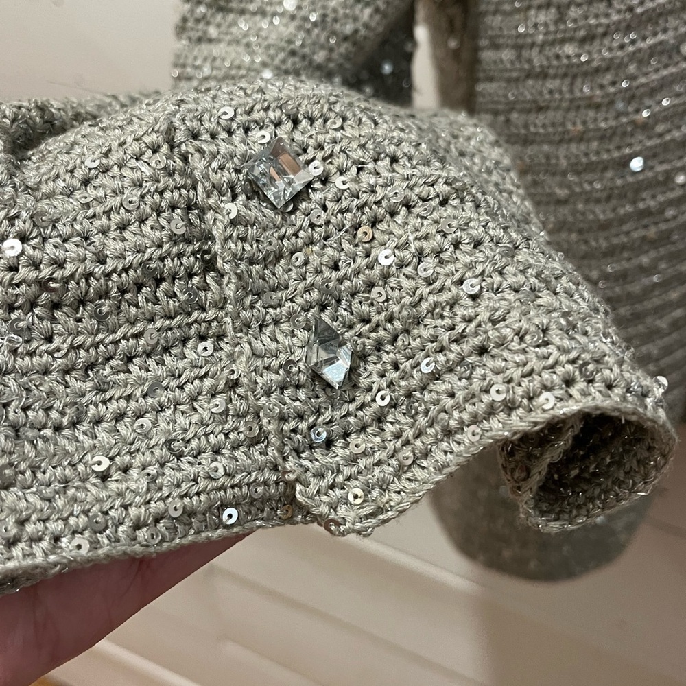 Jones New York Signature – Embellished Handknit Cardigan (3X) - Picture 8 of 10